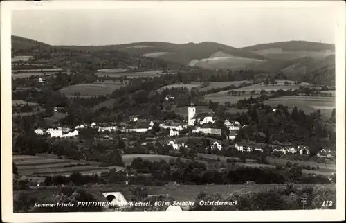 Ak Friedberg Steiermark, Totalansicht vom Ort