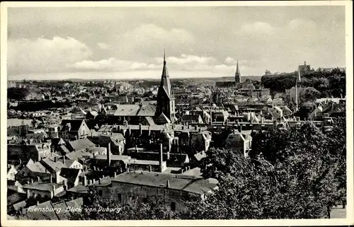 Ak Flensburg in Schleswig Holstein, schöne Detailansicht