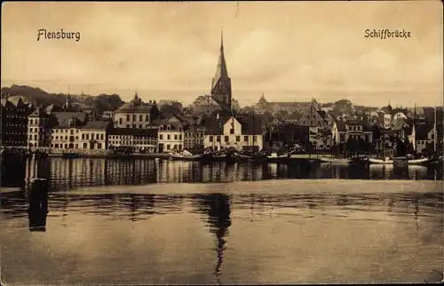 Ak Flensburg in Schleswig Holstein, schöne Detailansicht