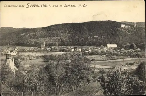 Ak Seebenstein in Niederösterreich, schöne Detailansicht