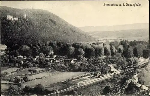 Ak Seebenstein in Niederösterreich, schöne Detailansicht