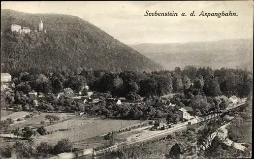 Ak Seebenstein in Niederösterreich, schöne Detailansicht