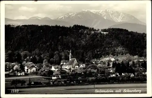 Ak Seebenstein in Niederösterreich, schöne Detailansicht