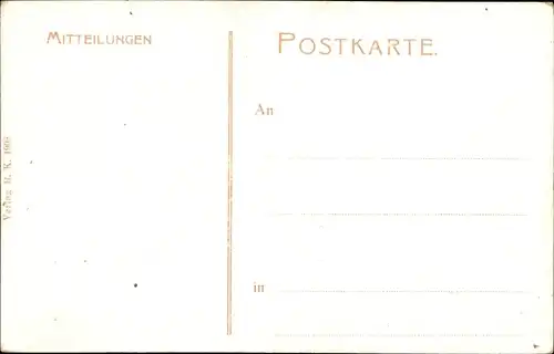 Ak Saalfeld in Thüringen, schöne Detailansicht