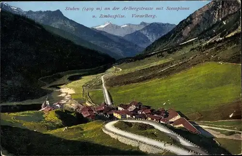 Ak Stuben am Arlberg Klösterle Vorarlberg, schöne Detailansicht