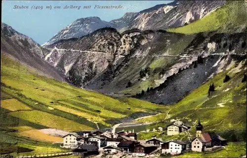 Ak Stuben am Arlberg Klösterle Vorarlberg, schöne Detailansicht