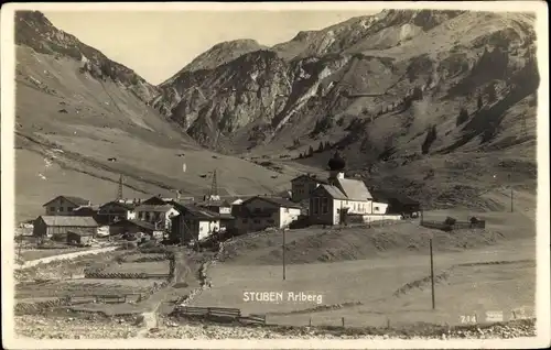 Ak Stuben am Arlberg Klösterle Vorarlberg, schöne Detailansicht