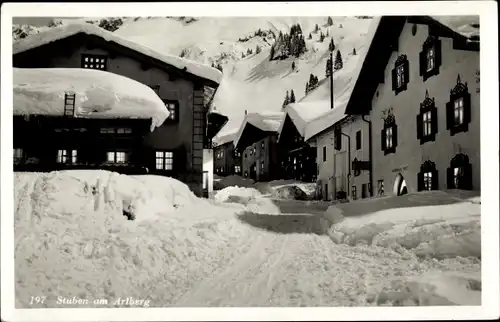 Ak Stuben am Arlberg Klösterle Vorarlberg, schöne Detailansicht