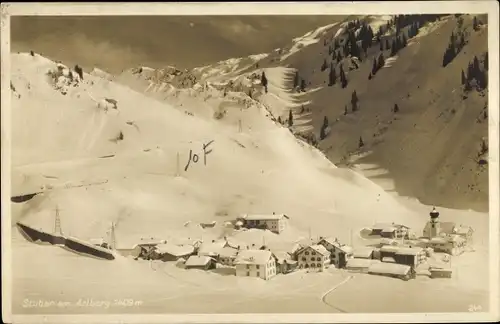 Ak Stuben am Arlberg Klösterle Vorarlberg, schöne Detailansicht