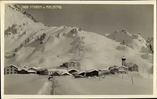 Ak Stuben am Arlberg Klösterle Vorarlberg, schöne Detailansicht