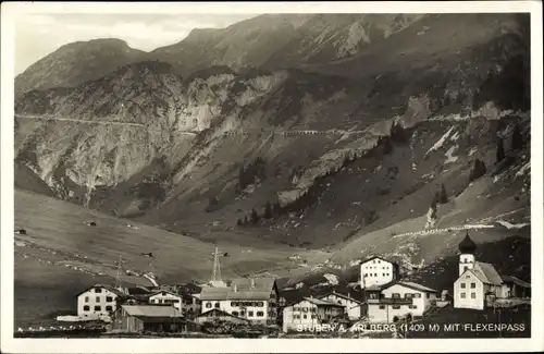 Ak Stuben am Arlberg Klösterle Vorarlberg, schöne Detailansicht