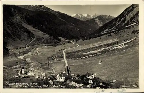 Ak Stuben am Arlberg Klösterle Vorarlberg, schöne Detailansicht