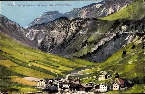 Ak Stuben am Arlberg Klösterle Vorarlberg, schöne Detailansicht