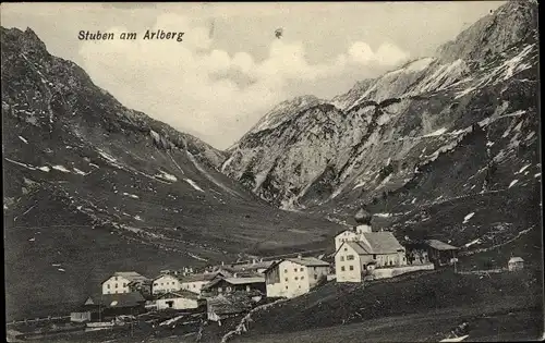 Ak Stuben am Arlberg Klösterle Vorarlberg, schöne Detailansicht