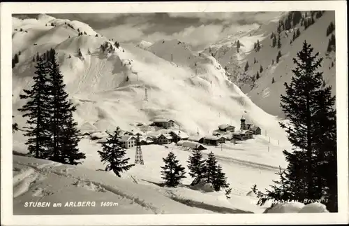 Ak Stuben am Arlberg Klösterle Vorarlberg, schöne Detailansicht