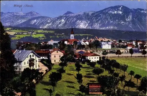 Ak Wörgl in Tirol, schöne Detailansicht