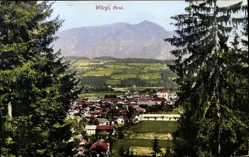 Ak Wörgl in Tirol, schöne Detailansicht