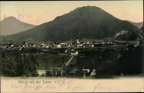 Ak Wörgl in Tirol, schöne Detailansicht