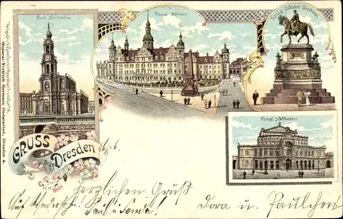 Litho Dresden in Sachsen, schöne Detailansicht