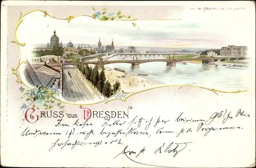 Litho Dresden in Sachsen, schöne Detailansicht