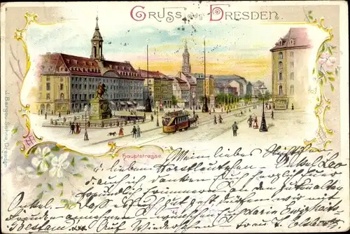 Litho Dresden in Sachsen, schöne Detailansicht