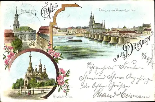 Litho Dresden in Sachsen, schöne Detailansicht