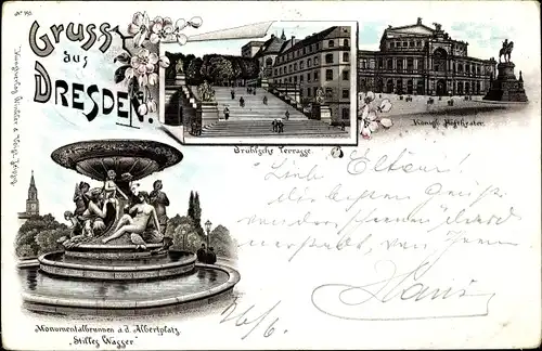 Litho Dresden in Sachsen, schöne Detailansicht