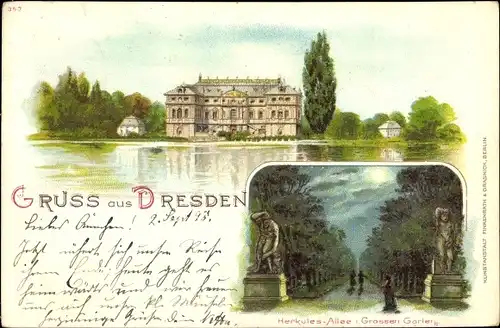 Litho Dresden in Sachsen, schöne Detailansicht