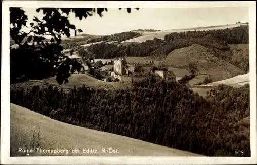 Ak Edlitz in Niederösterreich, schöne Detailansicht