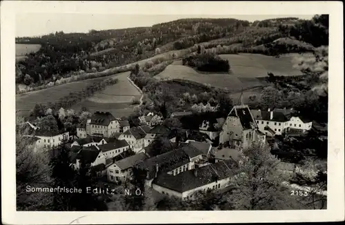 Ak Edlitz in Niederösterreich, schöne Detailansicht