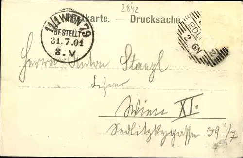 Ak Edlitz in Niederösterreich, schöne Detailansicht