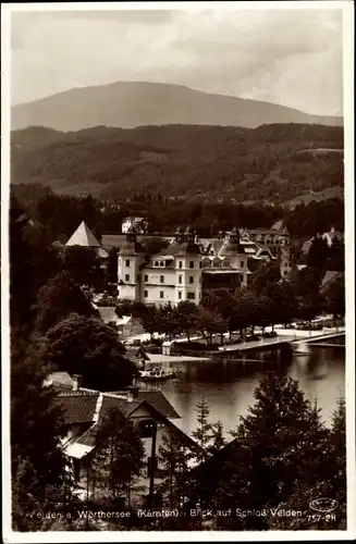 Ak Velden am Wörther See Kärnten, schöne Detailansicht