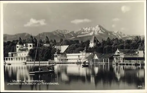 Ak Velden am Wörther See Kärnten, schöne Detailansicht