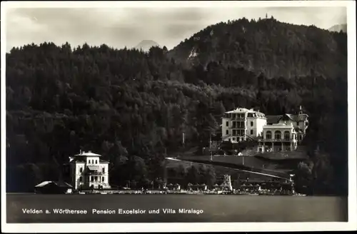 Ak Velden am Wörther See Kärnten, schöne Detailansicht