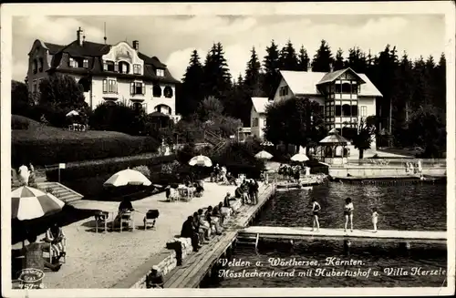 Ak Velden am Wörther See Kärnten, schöne Detailansicht