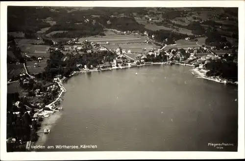 Ak Velden am Wörther See Kärnten, schöne Detailansicht