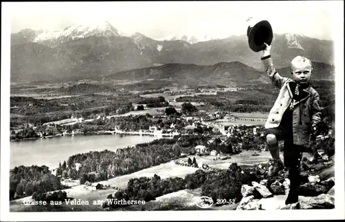 Ak Velden am Wörther See Kärnten, schöne Detailansicht