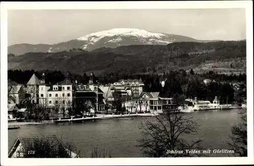 Ak Velden am Wörther See Kärnten, schöne Detailansicht