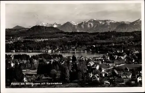 Ak Velden am Wörther See Kärnten, schöne Detailansicht