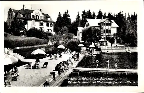 Ak Velden am Wörther See Kärnten, schöne Detailansicht