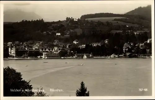 Ak Velden am Wörther See Kärnten, schöne Detailansicht