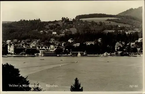 Ak Velden am Wörther See Kärnten, schöne Detailansicht