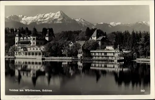 Ak Velden am Wörther See Kärnten, schöne Detailansicht