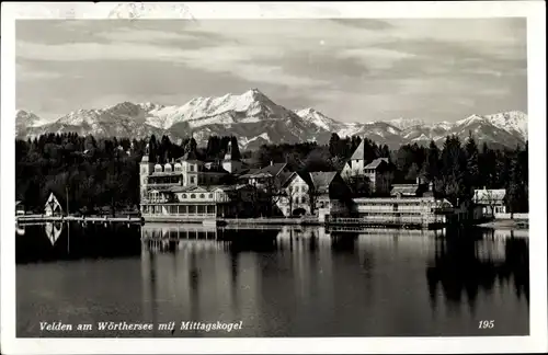 Ak Velden am Wörther See Kärnten, schöne Detailansicht