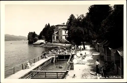 Ak Velden am Wörther See Kärnten, schöne Detailansicht