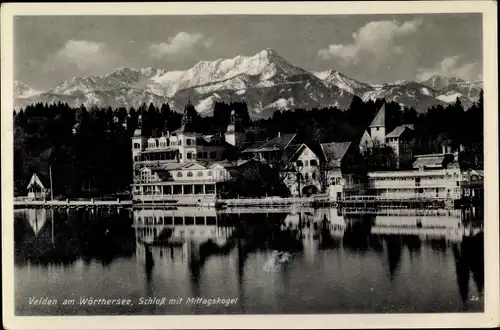 Ak Velden am Wörther See Kärnten, schöne Detailansicht