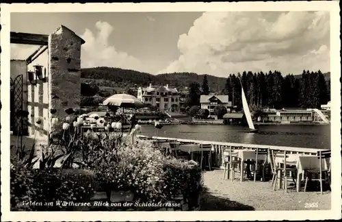 Ak Velden am Wörther See Kärnten, schöne Detailansicht