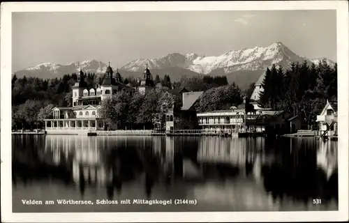 Ak Velden am Wörther See Kärnten, schöne Detailansicht