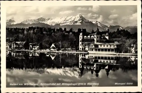 Ak Velden am Wörther See Kärnten, schöne Detailansicht