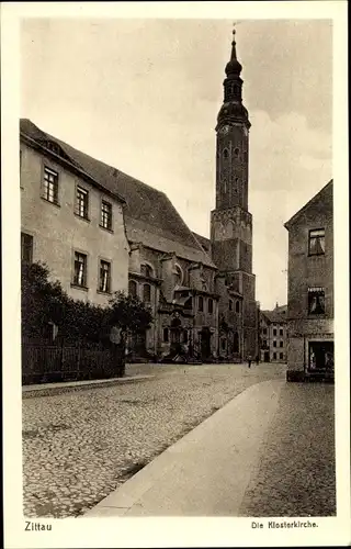 Ak Zittau in der Oberlausitz, schöne Detailansicht